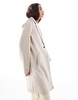 ONLY longline coat in cream