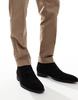 ASOS DESIGN lace up chukka boots in black
