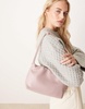 ASOS DESIGN cloud knot handle shoulder bag in dusty pink