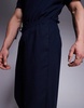South Beach drawstring beach pants in slate blue