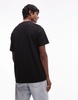 ARKET jersey t-shirt in black