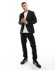 Jack & Jones slim fit suit jacket in black