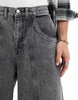 ASOS DESIGN baggy jeans in gray