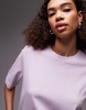 ARKET heavyweight boxy T-shirt in lilac
