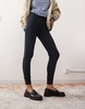 COLLUSION heavyweight ribbed leggings in dark gray with deep cuff