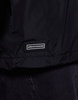 Armani Exchange hooded windbreaker jacket with logo in black