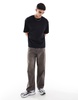 Bershka Oversized T-Shirt In Black
