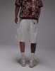 Carhartt WIP brandon denim shorts in white