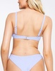 Billabong So Dazed rib underwire bikini top in blue