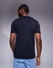 BOSS Green Tape Logo t-shirt regular fit in navy