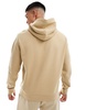 Polo Ralph Lauren central logo double knit hoodie in camel - part of a set