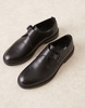 ASOS DESIGN monk shoes in black leather