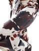 ASOS DESIGN poplin wide leg pants in cow print