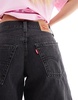 Levi's '94 baggy shorts in washed black