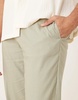 ASOS DESIGN slim fit linen blend dress pants in sage green