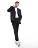 ASOS DESIGN oversized slouchy blazer in black