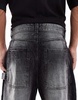 Bershka baggy carpenter fit jeans in black