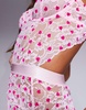 Ann Summers Hold me tight flocked bodysuit in pink
