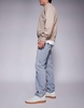 ASOS DESIGN straight leg jeans in light wash blue