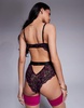 Ann Summers hold me tight lace bodysuit in heart flock