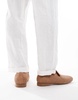 ASOS DESIGN loafers in natural weave