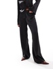 Stradivarius satin pull-on pants in black - part of a set