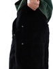 Bershka cord wide leg pants in black