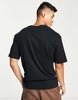 ADPT oversized box fit T-shirt in black