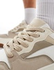 ASOS DESIGN chunky sneakers in beige