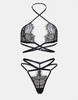 Ann Summers Infinite crotchless foldover set in black