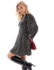 Miss Selfridge Petite mini tea dress in ditsy floral print
