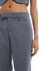 Bershka wide leg tailored pants in gray - part of a set