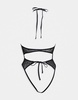 Ann Summers sweet surprise crotchless bodysuit in black