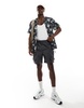 ADPT technical cargo short in dark gray