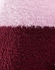 Brave Soul high neck sweater in burgundy and lilac stripe