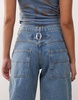 COLLUSION baggy jeans in midwash - part of a set