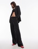 Mango cupro slouchy pants in black - part of a set