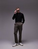 ARKET merino wool knit long sleeve polo shirt in black