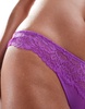 Ann Summers lace thong in bright purple