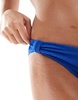 & Other Stories crinkle bikini briefs in blue