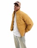 Jack & Jones cord puffer in tan