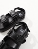 ASOS DESIGN Forecast sporty dad sandals in black