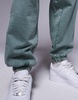 ASOS DESIGN oversized sweatpants in washed green - part of a set