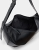 AllSaints real leather Madea oversized bag in black
