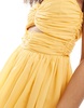 Anaya tiered maxi dress with cut out in marigold