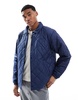 Nike Club quilted jacket in navy