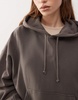 Weekday Irina heavyweight jersey slouchy fit hoodie in mole - part of a set