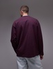 ARKET long sleeve t-shirt in red and blue stripes