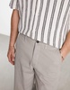 ADPT wide fit chinos in light gray
