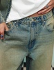ASOS DESIGN baggy jeans with tint in mid wash blue